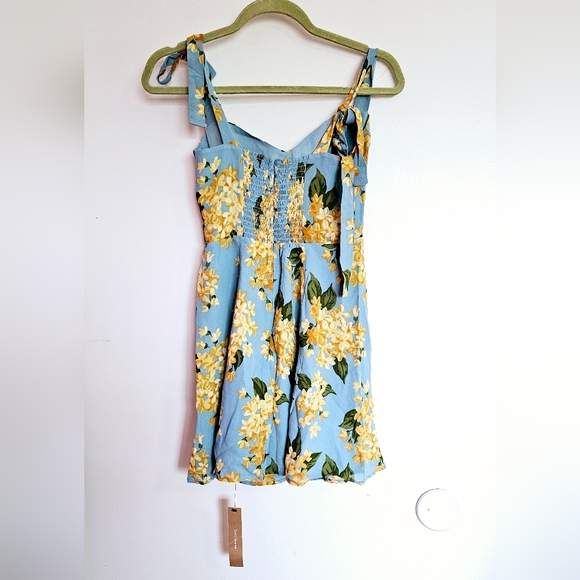 New Reformation Niara Sun Dress in Carmela Sundress - Picture 4 of 7